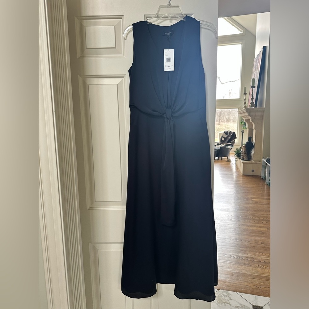 NWT Lafayette 148 Elegant Black Sleeveless Dress